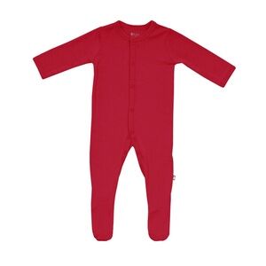 Kyte Baby Ruby Red One Piece Footie Pajama 6-12 months